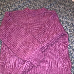 Purple new day sweater